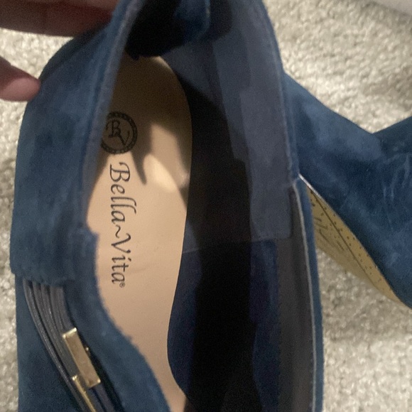 Bella Vita Navy booties sz 12 - Picture 5 of 7